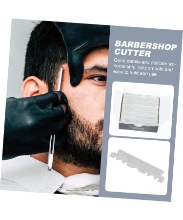 Magiclulu 300 pcs Razor Blade Facial Cutter - Precision Stainless Steel Hairdresser Tool for Smooth Shaves & Noodle Cutting - Buy Online on SooperMarket.com