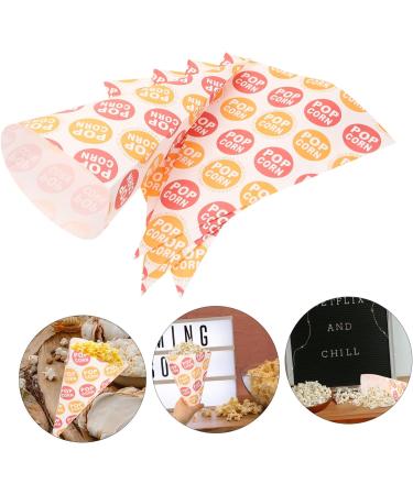 Didiseaon 200 Pcs Popcorn Bag Clear Goody Bag Kids Cone Bags Piping Bags Kids Snack Bag Halloween Treat Bags for Candy Mini Popcorn Boxes Halloween Cone Bags Child Waffles Paper Glass - Buy Online on SooperMarket.com