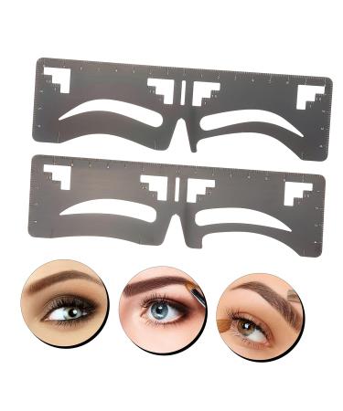 Beavorty 6 Pcs Eyebrow Ruler and Stencil Set - Brow Shaping Template, Eyebrow Stamp, Mapping String, and Makeup Supplies - Buy Online on SooperMarket.com