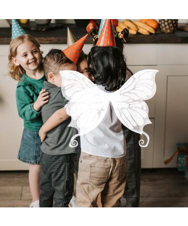 ibasenice Girls Wings Fairy Wings Butterfly Wing Dress Up Butterfly Wing Prop Elegant Style Butterfly Wing White - Buy Online on SooperMarket.com