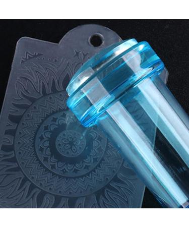 wirlsweal Nail Art Stamper Easy Storage Portable Reusable Nail Tool Stamp Seal for Fingernails Nail Seal Trendy for Fingernails Red - Buy Online on SooperMarket.com