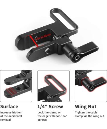 SmallRig HDMI Cable Clamp Lock for Sony A7RIII/A7II/A7RII/A7SII - Compatible with Cage 1660/1673/1675/1982/2087-1679 - Buy Online on SooperMarket.com