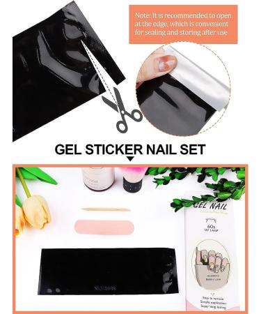 Kalolary 20PCS Gel Nail Polish Strips with File and Stick - Self-Adhesive Wraps for Cured Gel Nails (UV/LED Lamp Required) - Buy Online on SooperMarket.com