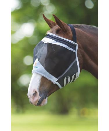 Shires Fine Mesh Earless Fly Mask Black Full - Buy Online on SooperMarket.com