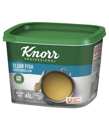 Knorr Gluten Free Clear Fish Paste Bouillon 1kg Clear Fish 1.00 kg (Pack of 1)