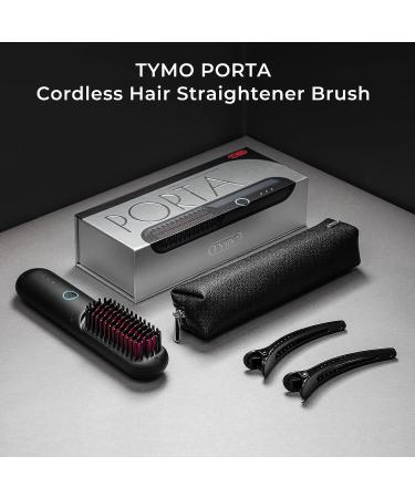 TYMO Cordless Hair Straightener Brush | Mini Portable Heated Comb for Travel | Ionic Hot Straightening | USB Rechargeable - Buy Online on SooperMarket.com