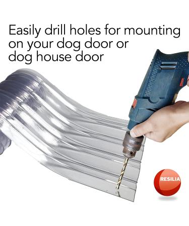 Plastic Vinyl Strip for DIY Dog or Cat Door - Doggie Door Replacement Strips | Pet Products 8' x 8 - Buy Online on SooperMarket.com