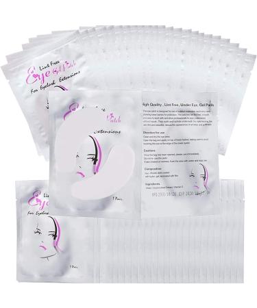 Sunallwell 100 Pairs Under Eye Gel Pads for Eyelash Extensions - Lint-Free Patches for Salon & Individual Use - Buy Online on SooperMarket.com