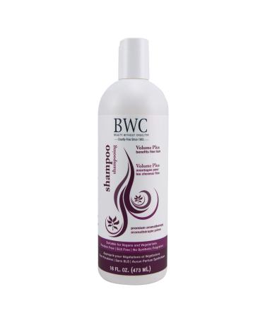 Beauty Without Cruelty Shampoo Volume Plus for Fine Hair Coconut,16 Fl Oz