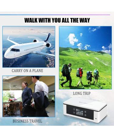 Insulin Cooler Camp Fridge Large-Capacity Medicine Cabinet Intelligent Temperature Control Multiple Power Supply Modes Suitable for Car/Travel/Aircraft - Buy Online on SooperMarket.com