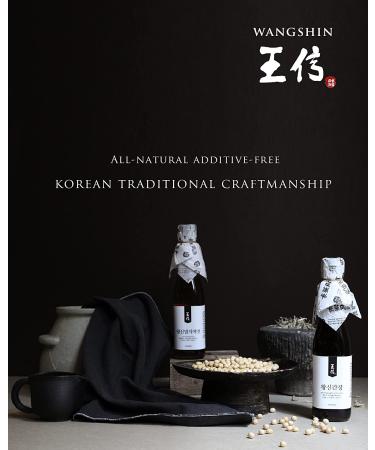 Wangshin Fish Sauce 10 fl oz - Aged 2 Years | Korean Traditional Clay Pot Fermented Anchovy and Salt | Pack of 1 - Buy Online on SooperMarket.com