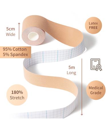 TBWISHER Boob Tape for Breast Lift - Waterproof & Sweat-Proof Body Tape for Push-Up & Shape - Achieve Chest Brace Lift & Contour of Breasts with BoobyTape BW-360 - Buy Online on SooperMarket.com