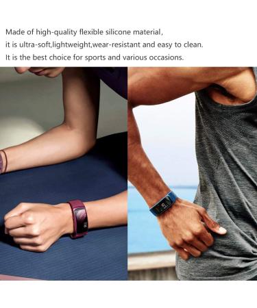NAHAI Soft Silicone Replacement Band for Samsung Gear Fit 2/Pro - Large Black (6.8''-8.7'') - Buy Online on SooperMarket.com