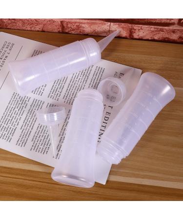 Lurrose 3pcs 260ml Hair Dye Bottles with Angle Tip - Refillable and Graduated for Home and Salon Use - Buy Online on SooperMarket.com