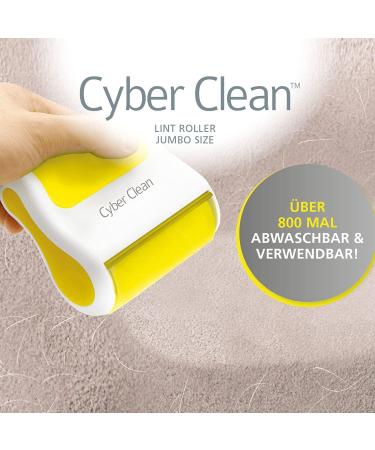 Cyber Clean Rollcare Jumbo Doppelpack | Washable Lint Roller for Pet Hair Removal | Easy Dust & Fur Cleaner for Home & Car - Buy Online on SooperMarket.com