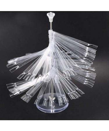 Huhebne Fan Shape Display Stand Holder for 120pc Nail Art Board Tips Stick - Buy Online on SooperMarket.com