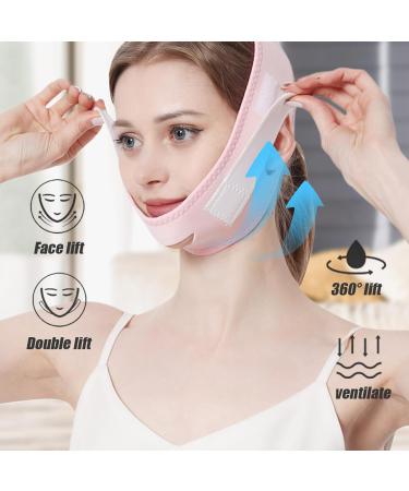 Double Chin Reducer V Line Face Lifting Strap - Adjustable 24-inch Chin Strap for Men & Women | Breathable & Comfortable - Buy Online on SooperMarket.com