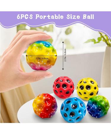 Jiosdo Astro Jump Ball - 6 High Springing Galaxy Balls for Outdoor Fun | Perfect Gifts for Kids & Birthday Celebrations - Buy Online on SooperMarket.com