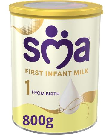 SMA PRO First Infant Baby Milk Powder Formula - From Birth | 800g (Pack of 1) 800 g (Pack of 1)
