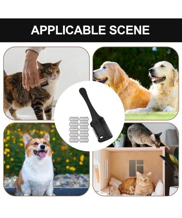 Buy Eactel 2-in-1 Pet Shaving Comb | Safe Grooming Tool for Cats & Dogs | Optimal Hair Care for Long & Short-Haired Pets - Buy Online on SooperMarket.com