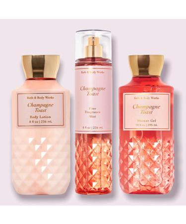 Champagne Toast Daily Trio: Shower Gel, Fragrance Mist, Body Lotion | Bath and Body Works - Buy Online on SooperMarket.com