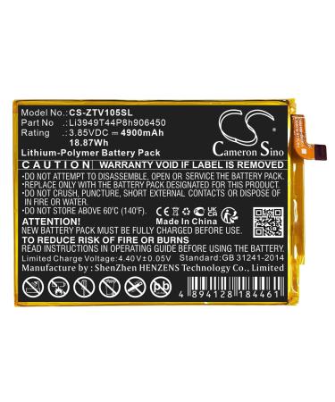 4900mAh Replacement Battery Compatible with Li3949T44P8h906450 8010 Blade 20 Smart Blade V Smart Blade V2020 Smart V1050