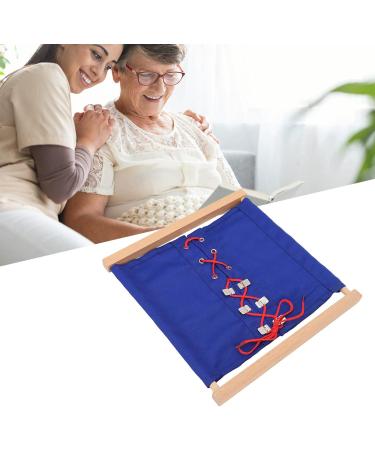 Fidget Blanket for Dementia Adult Shoe Laces Buckle Dress Learning Board Elderly Senior Basic Skills Develop Sensory Activity Board - Buy Online on SooperMarket.com