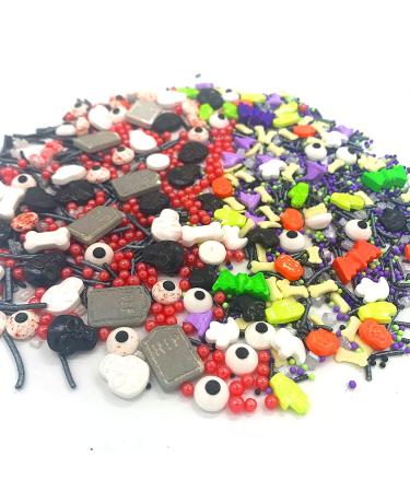 7oz Pumpkin Vampire Sprinkles Halloween Skull Cupcake Topper Decoration - Buy Online on SooperMarket.com