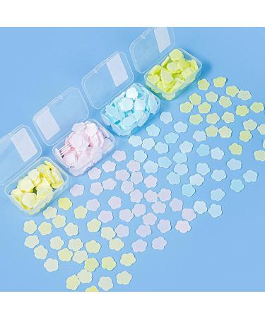 NA Portable Lemon Scented Disposable Soap Tablets - Bacteriostatic Hand Washing Petal Tablets, Yellow (1 Box) - Buy Online on SooperMarket.com