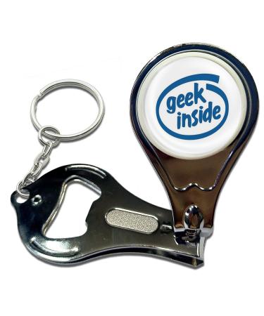 Geek Inside - Key Ring Bottle Opener and Nail Clipper