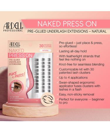 Buy Ardell Naked Press On Pre-Glued Underlash Extensions - Natural | International Shipping Available - Buy Online on SooperMarket.com