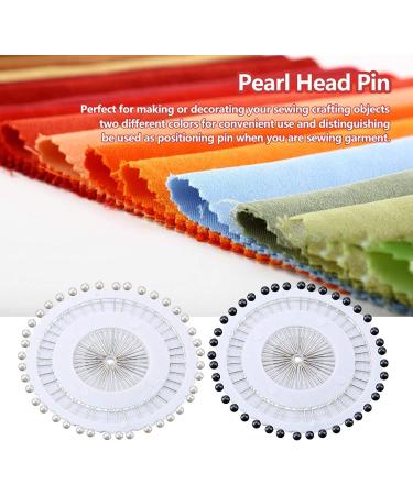 Round Pearl Head Straight Hijab Pins Set - 40 Pcs Black Safety Scarf Pins for Women & Girls - Buy Online on SooperMarket.com