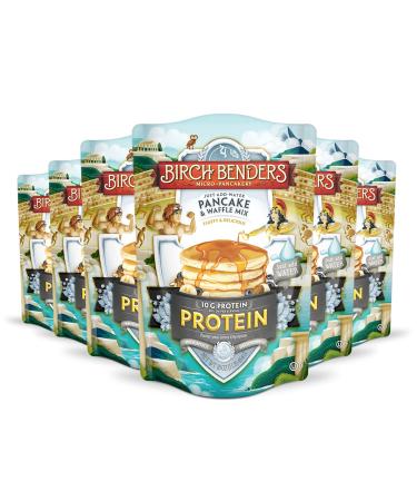 Performance Protein Pancake and Waffle Mix with Whey Protein by Birch Benders Just Add Water 16 Ounce Pack of 6 1 Pound (Pack of 6)