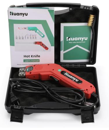 Huanyu 10in Hot Cutter Knife 250W - Foam Cutting Tool up to 932 F - Continuous Working for Sculpture, Sponge, Rope - DIY Styrofoam Carving - Buy Online on SooperMarket.com
