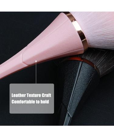 Professional Loose Powder Blush Brush - Soft Bristles Ergonomic Handle Strong Powder Grasping - Skin-Friendly Makeup Tool for Artists & Novices (Pink - Buy Online on SooperMarket.com