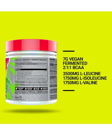 GHOST BCAA Amino Acids Sour Patch Kids Watermelon - 30 Servings - Sugar-Free Intra and Post Workout Powder & Recovery Drink 7g BCAA Supports Muscle Growth & Endurance- Soy & Gluten-Free Vegan Watermelon 30 Servings (Pack of 1) - Buy Online on SooperMarket.com