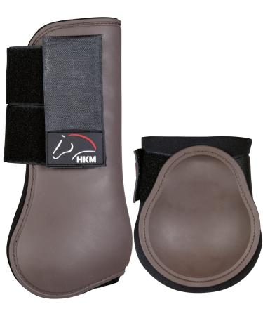 HKM gaiters and fetlock boots -Classic- set of 4 (pony dark brown) B2100 dark brown pony