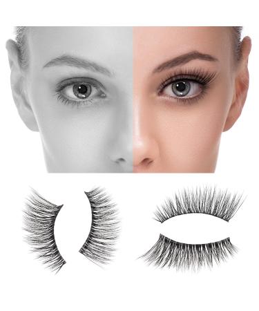 Dyafin 3D Eyelash Set - 8 Pairs of Natural Reusable Handmade Fake Lashes | Lightweight & Comfortable - Buy Online on SooperMarket.com