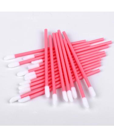 400PCS Disposable Lip Brushes - Lip Gloss Applicators Makeup Kit - Pink - Buy Online on SooperMarket.com