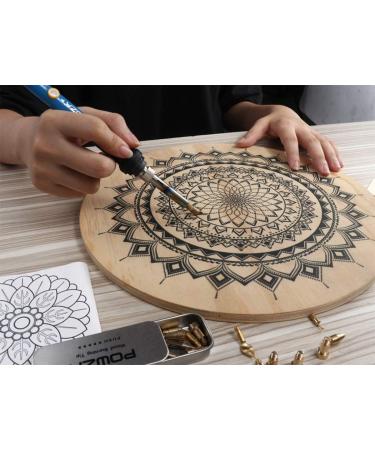 72Pcs Wood Burning Kit for Beginners  Adjustable Professional Wood Burner Pen Tool and Accessories  woodburning Embossing Carving - Buy Online on SooperMarket.com