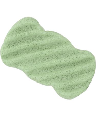 Verdant Touch Exfoliating Face Sponge Plant Fiber Facial Sponge Reusable Exfoliating Face Cleansing Puff Washable Portable Bath Puff Green - Buy Online on SooperMarket.com