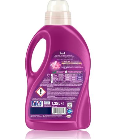 Perwoll Flower Frenzy Detergent 1.35L - Triple-Renew Color Care for 27 Washes | Fine Detergent for All Colored Textiles - Buy Online on SooperMarket.com