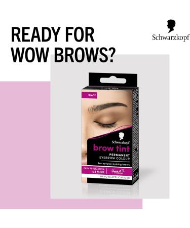 Schwarzkopf Brow Tint Professional Formula - Black Eyebrow Dye - Buy Online on SooperMarket.com