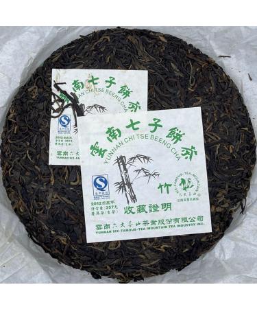 Pu-erh tea 2012 SIX FAMOUS TEA MOUNTAIN bamboo 357 Raw - Buy Online on SooperMarket.com