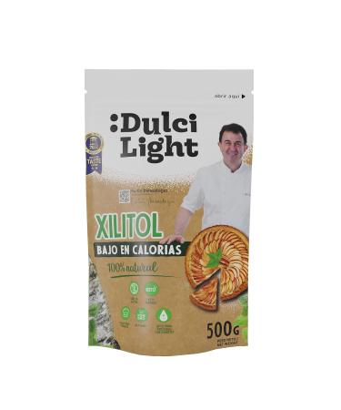 Dulci Light Xylitol Sweetener 500g - Low-Calorie Natural Sugar Replacement for Drinks & Food | Keto-Friendly Sweetener - Buy Online on SooperMarket.com