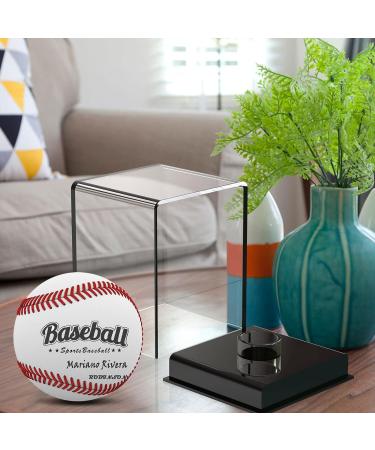 KKU Baseball Display Case - UV Protected Acrylic Holder for Official Size Baseball, Memorabilia Storage - 1 Pack - Buy Online on SooperMarket.com