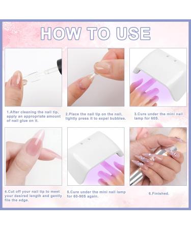 ANGNYA 30W UV Nail Lamp for Gel Nails - Professional Nail Dryer with 2 Timers - Portable UV Lamps for Nail Art at Home and Salons (White) - Buy Online on SooperMarket.com