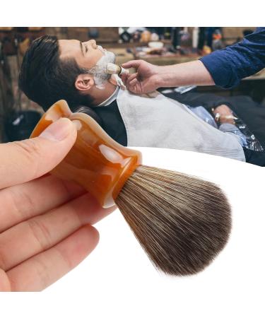 Premium Portable Shaving Foam Brush for Men | Quick-Drying Beard & Neck Dust Brush | Imitation Bristles Facial Care Tool - Buy Online on SooperMarket.com