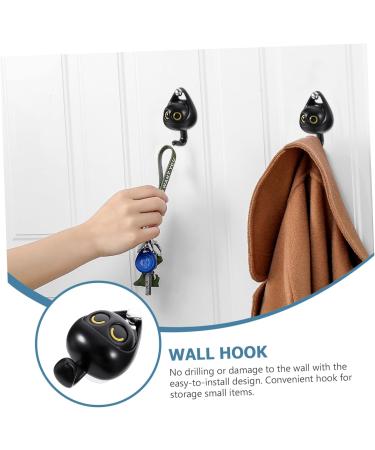 Cabilock Small Hooks Wall Hanging Decor Hooks Home Decor Keychain Door Hook Wall Hook Key Chain Cartoon Shelf Girl 10.7X6.3X4.7CM White - Buy Online on SooperMarket.com