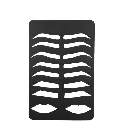 Eyebrow Lip Stencils for Starter  Professional Eye Brow Lip Shape Kit Makeup Shaper